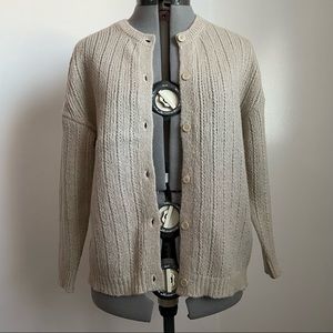 MARNI Smoky Pink Drop Shoulder Cardigan